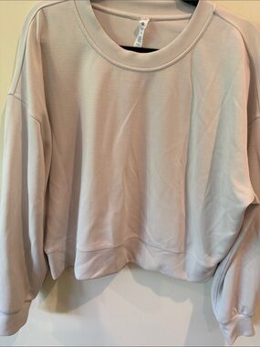 lululemon athletica Cream Crew Sweatshirt